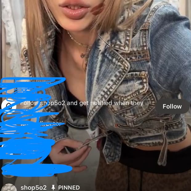 shop502 청자켓 크롭 