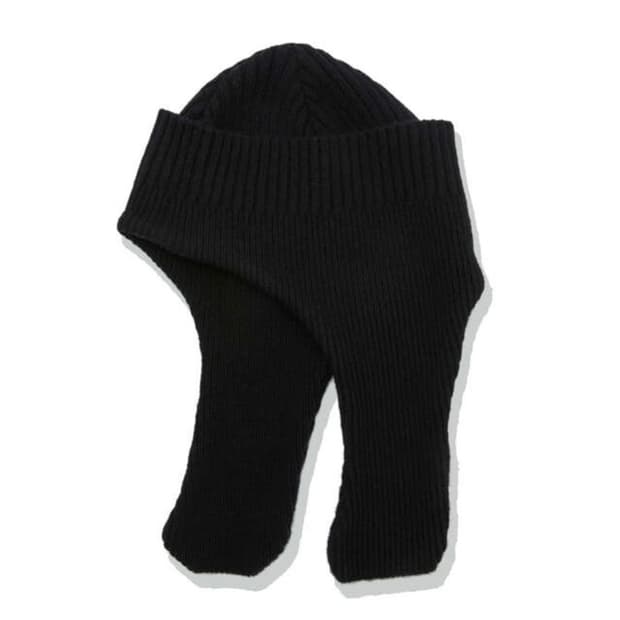 Stu 에스티유 이어플랩 비니 블랙