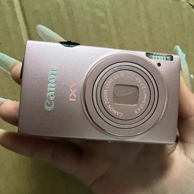 CANON IXUS 125 HS 핑크 캐논 익서스 빈티지 디지털카메라