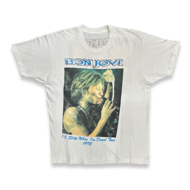 1993' BON JOVI KEEP THE FAITH 유로투어 티 XL