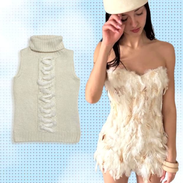 MK Michel Klein Fur knit