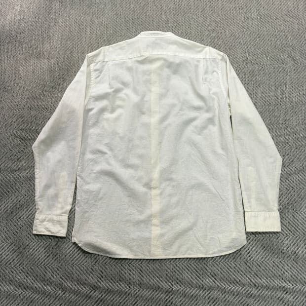 (XL)지오다노 화이트 헨리넥 셔츠