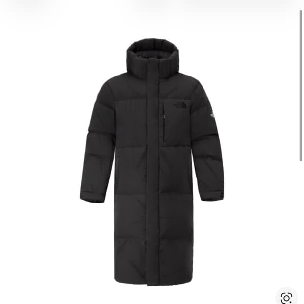 노스페이스 롱패딩 블랙 L