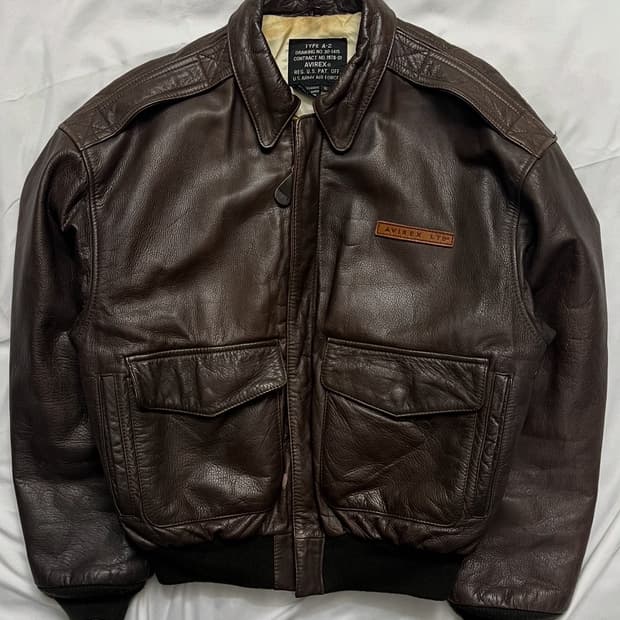 아비렉스 A-2 가죽자켓