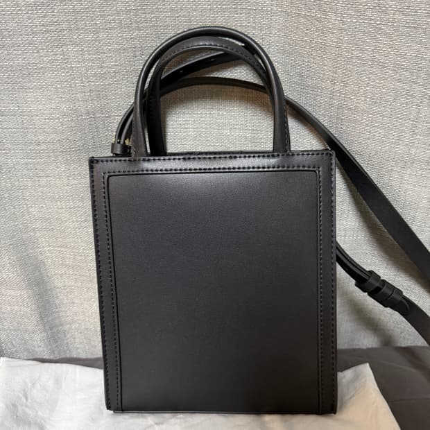 찰스앤키스 블랙 토트&크로스백 