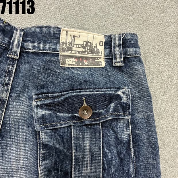 G.B.W 데님 진 포켓 디테일
