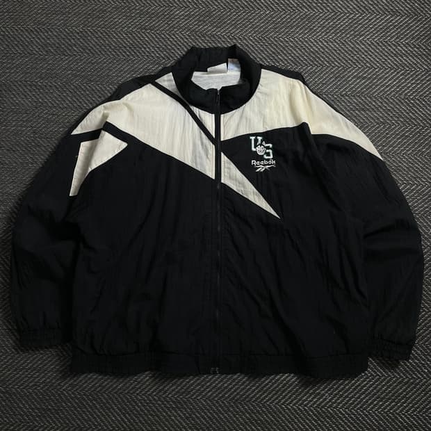 00s 리복 올드스쿨 박시핏 나일론 트랙자켓o 4063