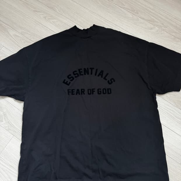 Essentials 더 블랙 컬렉션 티셔츠 블랙 XS