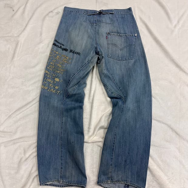 (33)00s 리바이스 기무라타쿠야 엔지니어드진 루즈핏