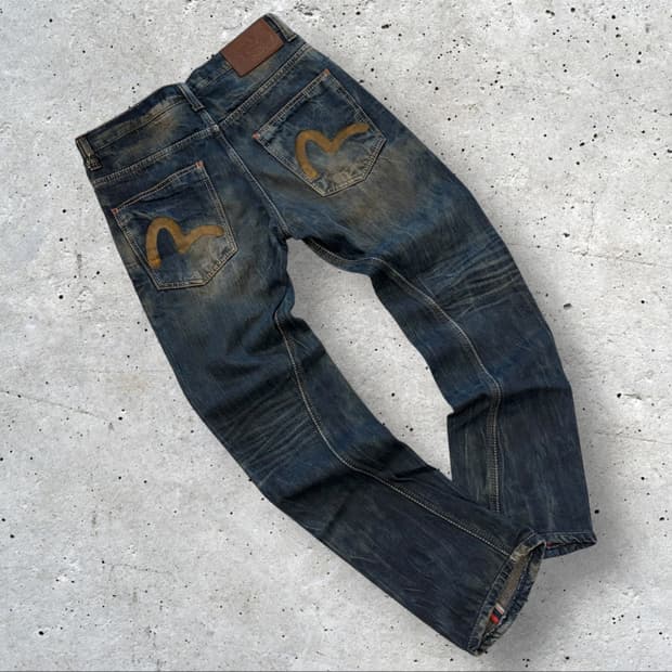 [30] 11s 에비수 포켓 로고 데님 청바지 팬츠 C751