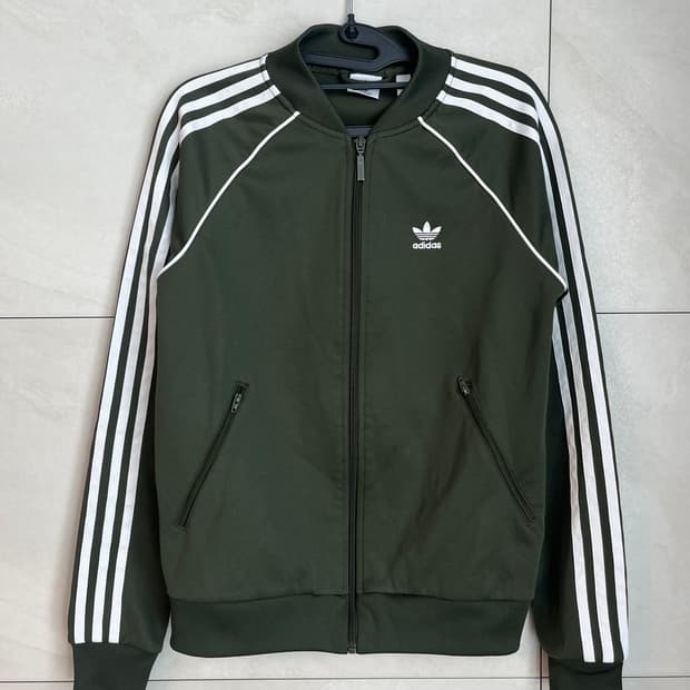 대장 아디다스 파이어버드 슈퍼스타 져지 카키 (S)