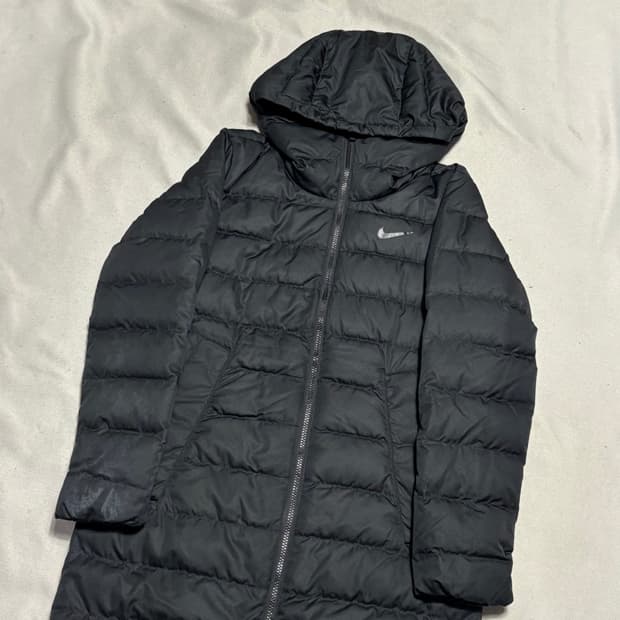 M 나이키 여성용 덕다운 롱 패딩