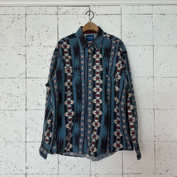 2XL 랭글러 웨스턴 셔츠