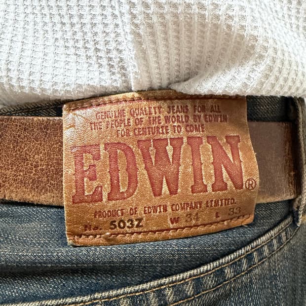 EDWIN DIRTY WASH DENIM JEANS