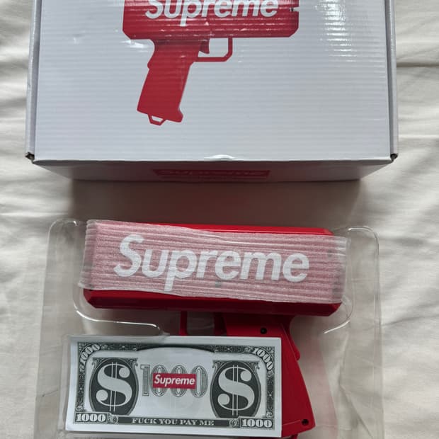 슈프림 머니건 정품 캐쉬캐논 SUPREME Cash Cannon
