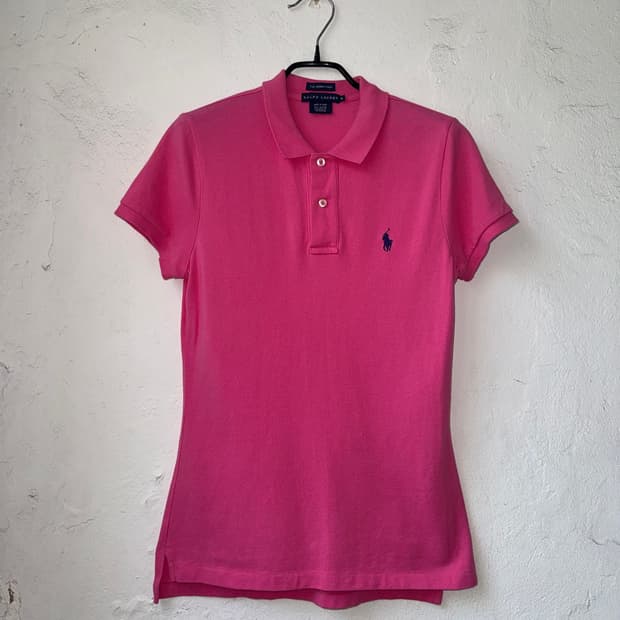 [M]Polo 폴로 핑크 빈팔 카라티
