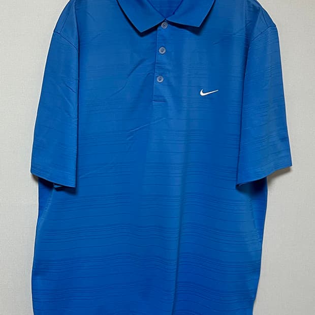 NIKE 나이키 골프 드라이핏 남자 반팔 카라티셔츠 블루 XL 105