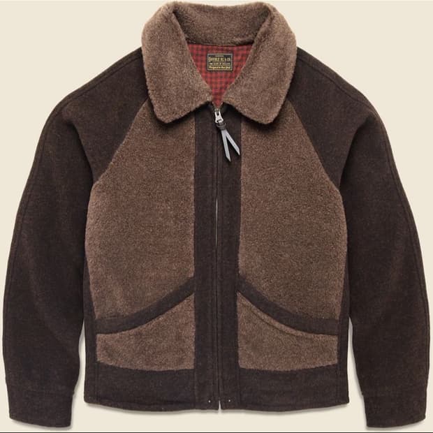 [M] RRL 플리스 청자켓