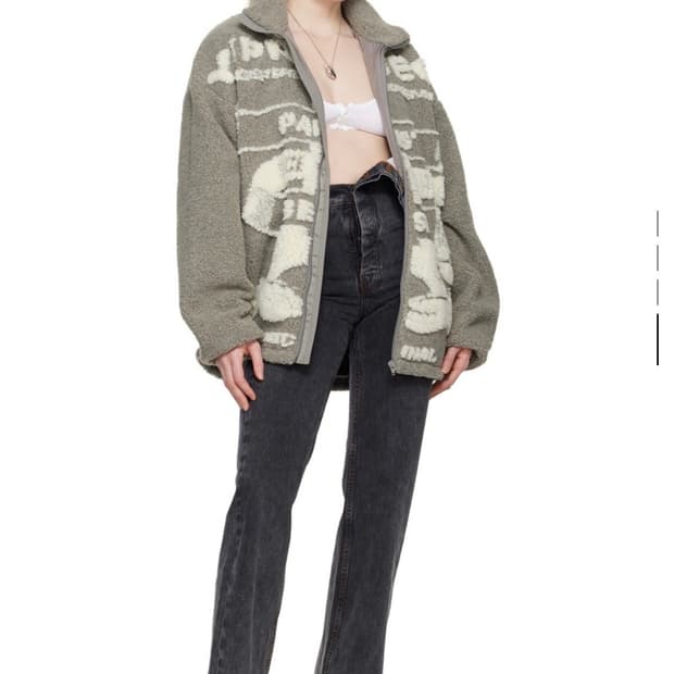 Y/Project 와이프로젝트 black asymmetric jenas