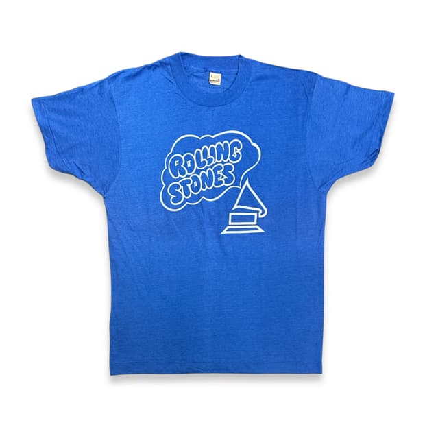 80s Rolling Stones Gramophone 티셔츠 L