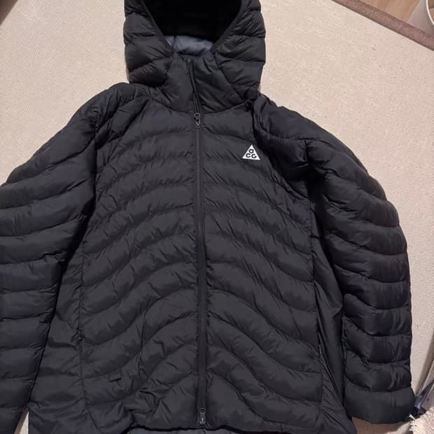 나이키 ACG 라바 플로우 써마핏 ADV 자켓 블랙 서밋 화이트 L