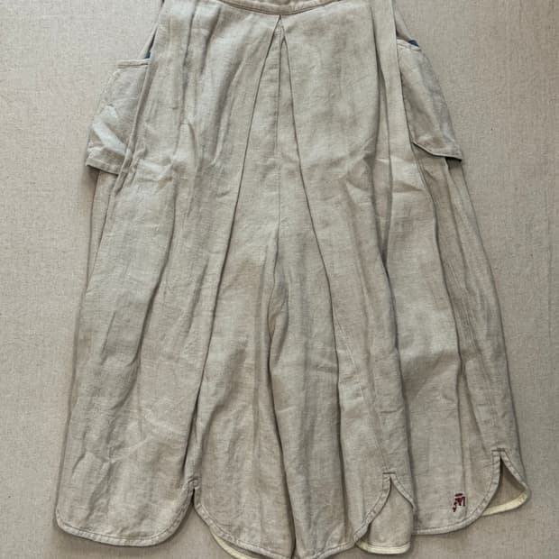 캐피탈 노르웨이 린넨 가우초 스커트 팬츠