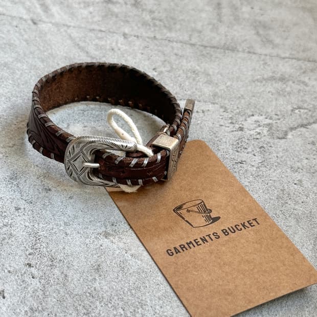 RRL 핸드툴 레더 브레이슬릿