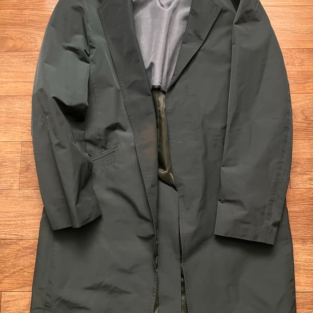 TIME 타임옴므 다크그레이 트렌치 코트