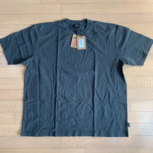 [XXL] stussy 스투시 헤비웨이트 피그먼트 다이드 반팔 티셔츠