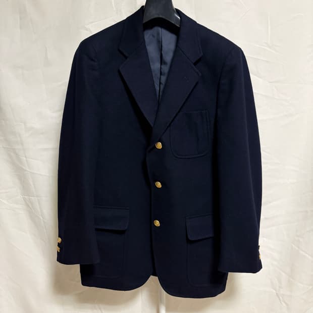 제이프레스 3 roll 2 울 금장 블레이저 / 네이비, M
