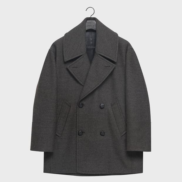 [48]노이어 울 트위드 피코트