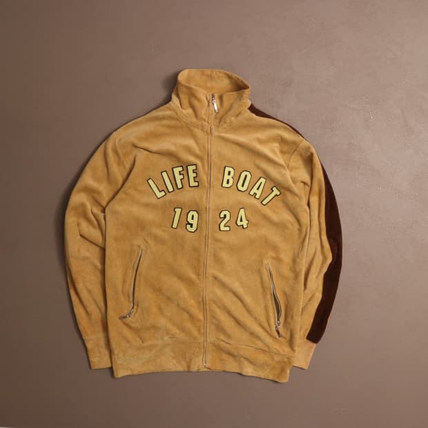 일본빈티지 벨벳 코튼 y2k 집업자켓 A1412