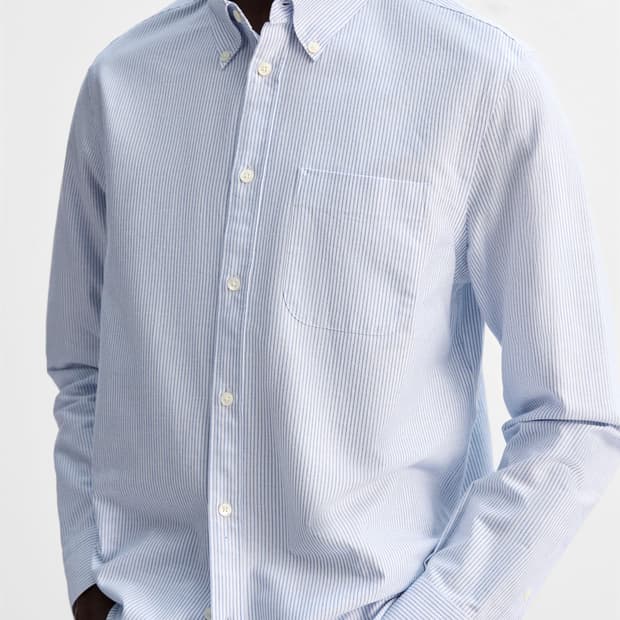 자라 오리진 옥스포드 스트라이프 셔츠