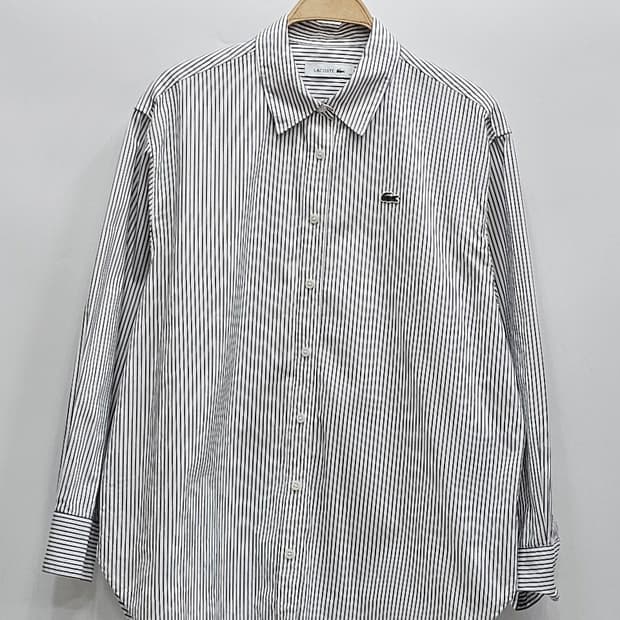 LACOSTE 22FW 라코스테 릴렉스핏 스트라이프 셔츠 / 여 34