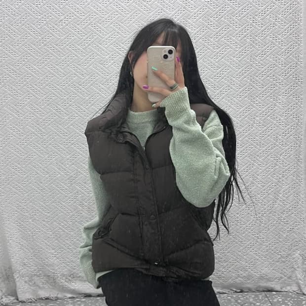 폴로 랄프로렌 빈티지 다운 패딩 조끼 M C07100