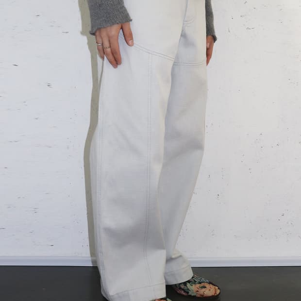 자크뮈스 20SS “Le Coup de Soleil” 캔버스 트라우저