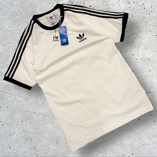 [S] 아디다스 삼선 반팔 티셔츠 화이트 C651