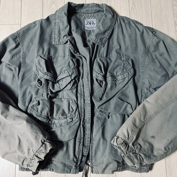 자라 빈티지 포켓 자켓