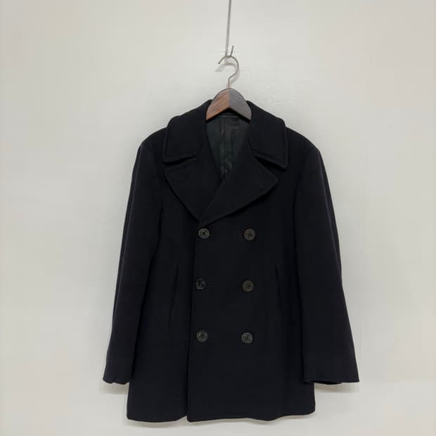 60's USN Kersey Wool 8button Pea Coat