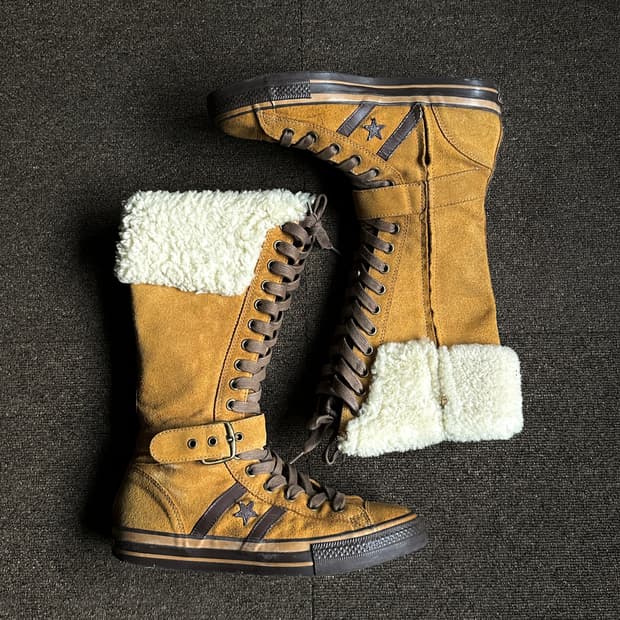 Converse 울트라 하이 스웨이드 스니커즈