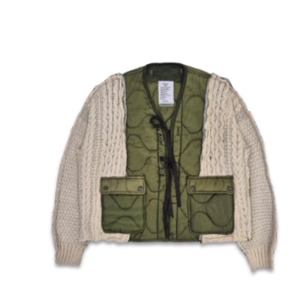 orleans re work fisherman quilted jacket