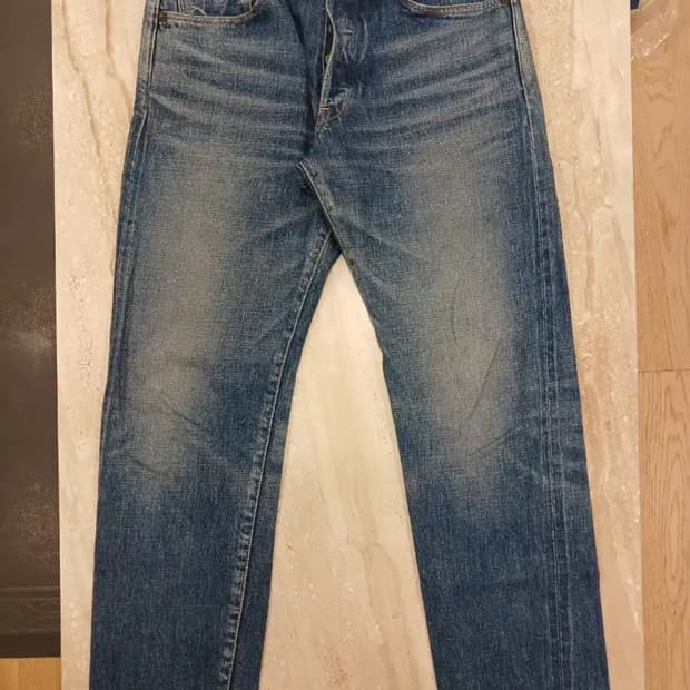 A VONTADE WASHED SELVEDGE DENIM