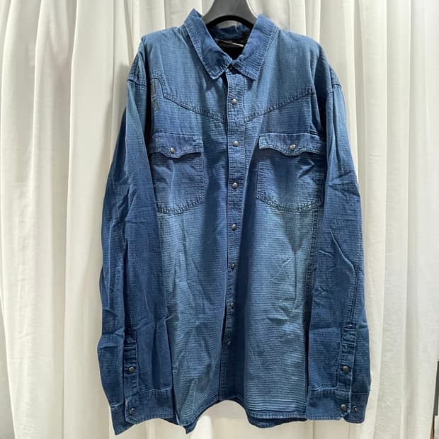 할리데이비슨/ 데님 웨스턴 셔츠/ 3XL