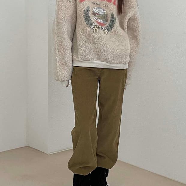 골덴 팬츠(카멜, S)