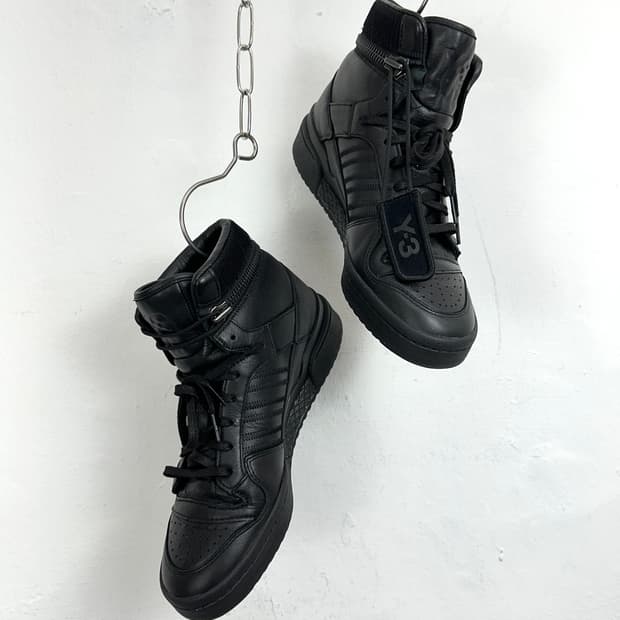 Y-3 Adidas Forum High Triple Black High 
