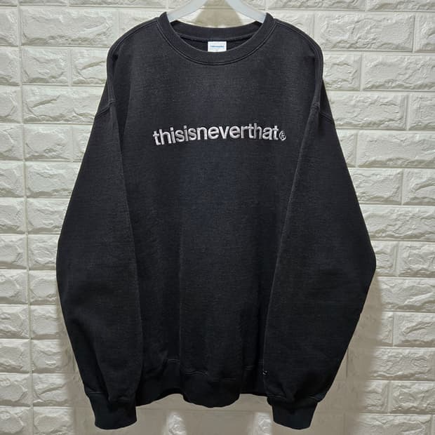 디스이즈네버댓 기모 맨투맨 L