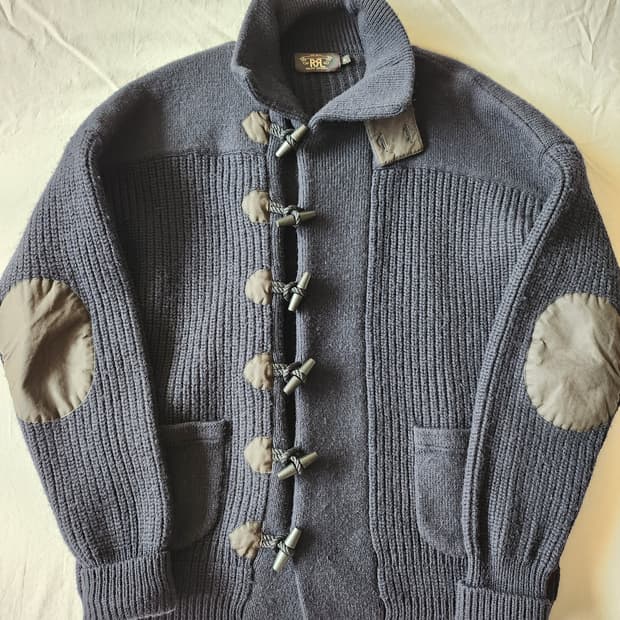 RRL heavy wool cardigan