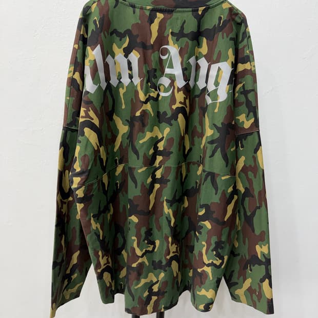 매장판정품) 팜엔젤스 카모 백로고 오버핏 긴팔 티셔츠 3