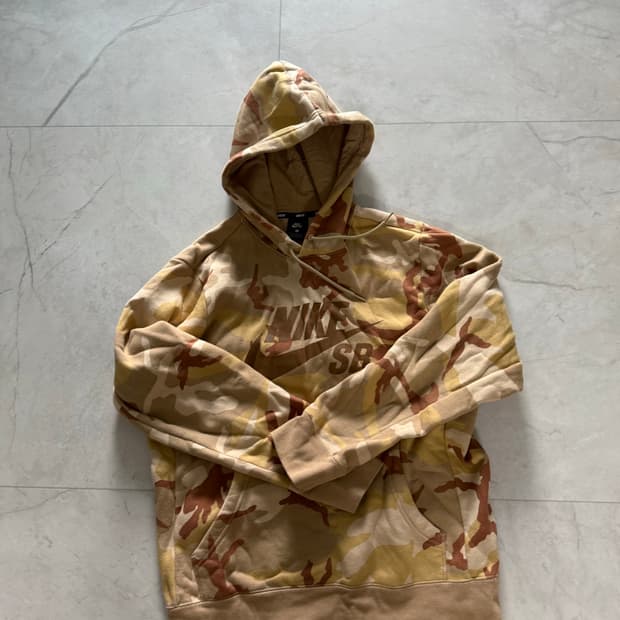 (L) 나이키 카모 후드티!