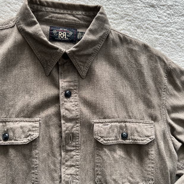 더블알엘 재스페이 셀비지 워크 셔츠